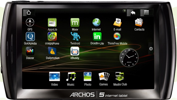 ARCHOS 5 Internet Tablet