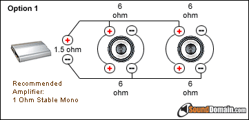 How to wire dual 6 ohm subs? - ecoustics.com