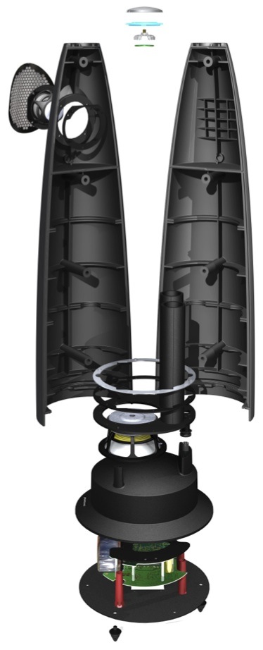 Meridian M6 Digital Active Loudspeaker - inside