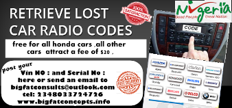 Free car radio code 