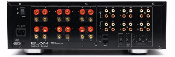 ELAN D12 Multi-Channel Amplifier - Back