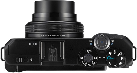 Samsung TL500 Digital Camera - Top