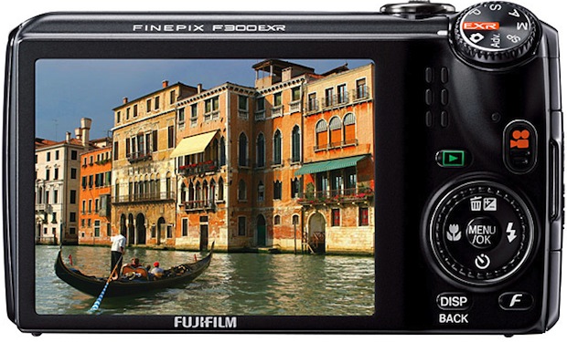 FujiFilm FinePix F300EXR Digital Camera - Back