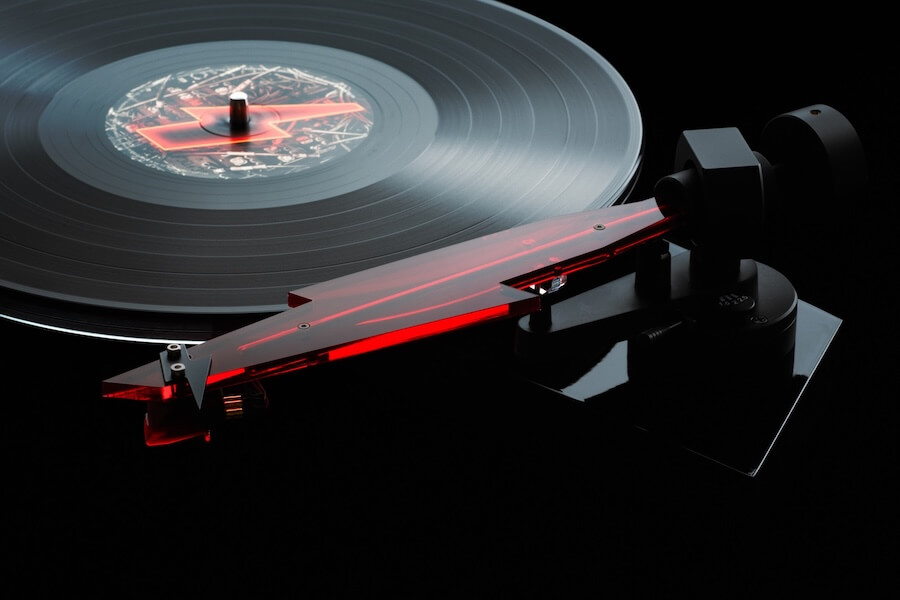 Pro-Ject AC/DC Turntable Front Angle