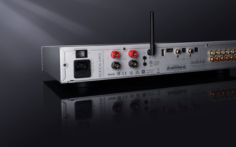 Audiolab 6000A MKII Integrated Amplifier Rear Left